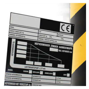 Etichette Autoadesive “ATTENZIONE IN QUESTO MODO” – 125 Pezzi – 40mm X 62mm – Fashion~J Labels UK - Foto 2