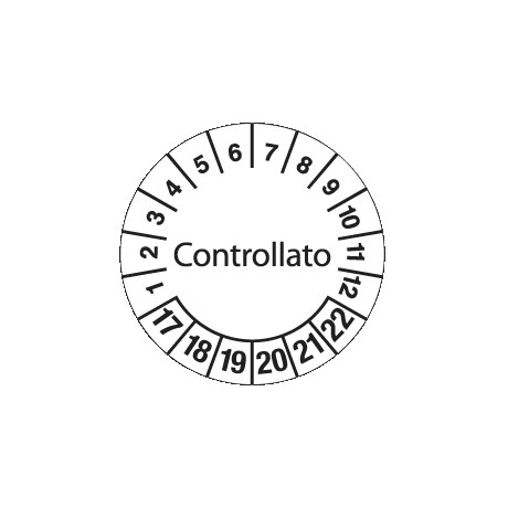 Bollini datario controllato  17 - 22