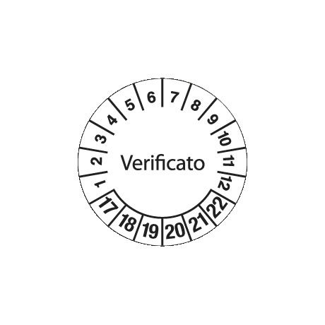 Bollini datario verificato 17 - 22 Bollini datario verificato 17 - 22
