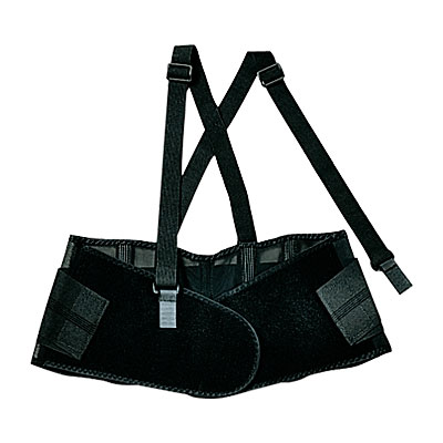 Cinture di supporto lombare in versione economica, realizzata in robusto tessuto con fibre di gomma Cinture di supporto lombare in versione economica, realizzata in robusto tessuto con fibre di gomma