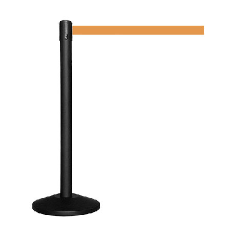 Colonnina tendinastro base nero nastro colore arancio Colonnina tendinastro base nero nastro colore arancio