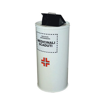 In acciaio smaltato colore bianco lavabile e disinfettabile In acciaio smaltato colore bianco lavabile e disinfettabile