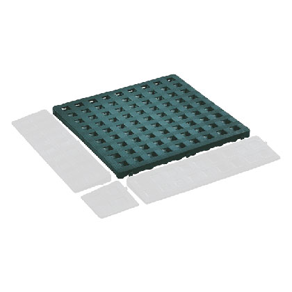 Grigliato componibile Epsilon verde Grigliato componibile Epsilon verde