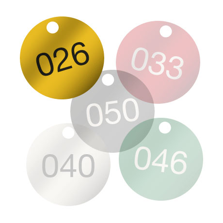 Piastrine colorate gialle 26 - 50 Piastrine colorate gialle 26 - 50