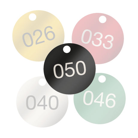 Piastrine colorate nere 26 - 50 Piastrine colorate nere 26 - 50