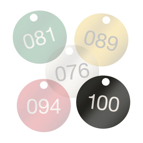 Piastrine colorate nere 76 - 100 Piastrine colorate nere 76 - 100