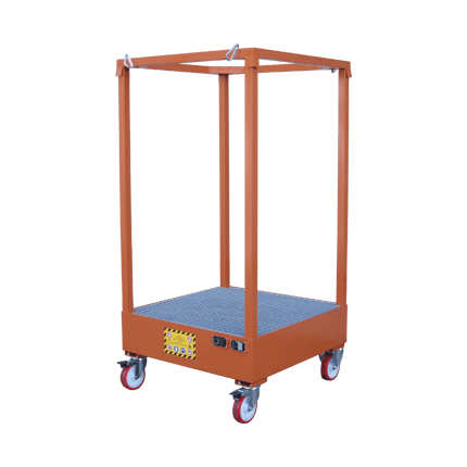 Porta big bag con vasca e ruote Porta big bag con vasca e ruote