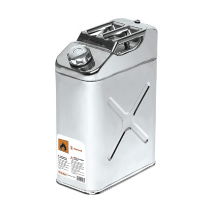 Tanica in acciaio inox omologata UN Tanica in acciaio inox omologata UN